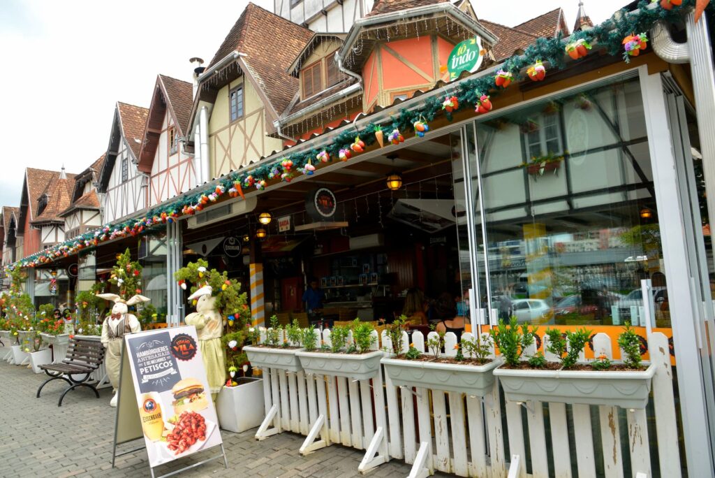 Parque Vila Germânica durante a Oktoberfest de Blumenau
